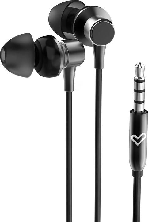 Energy Sistem Headphones With Black Metallised Wire Microphone Jack3 5mm Recycled Plastic Aluminum (Cable)