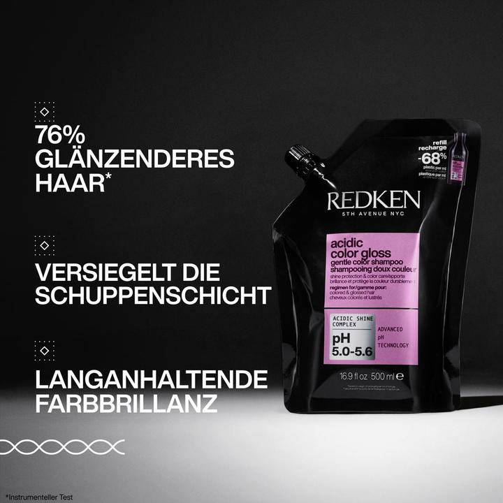 Produktbild Redken Acidic Color Gloss Shampoo Refill Pouch (500 ml, Flüssiges Shampoo)