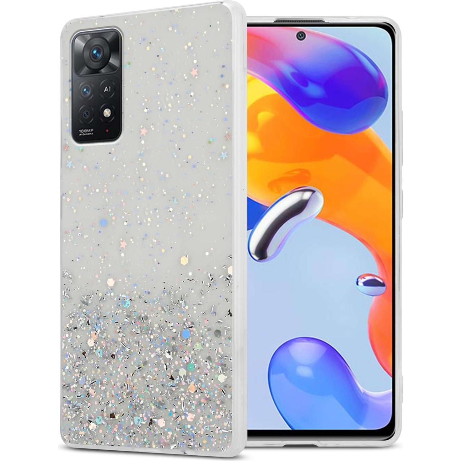 Cadorabo TPU Hülle für Xiaomi RedMi NOTE 11 PRO 4G / 5G mit Glitzer (Xiaomi Redmi Note 11 Pro, Xiaomi Redmi Note 11 Pro ...