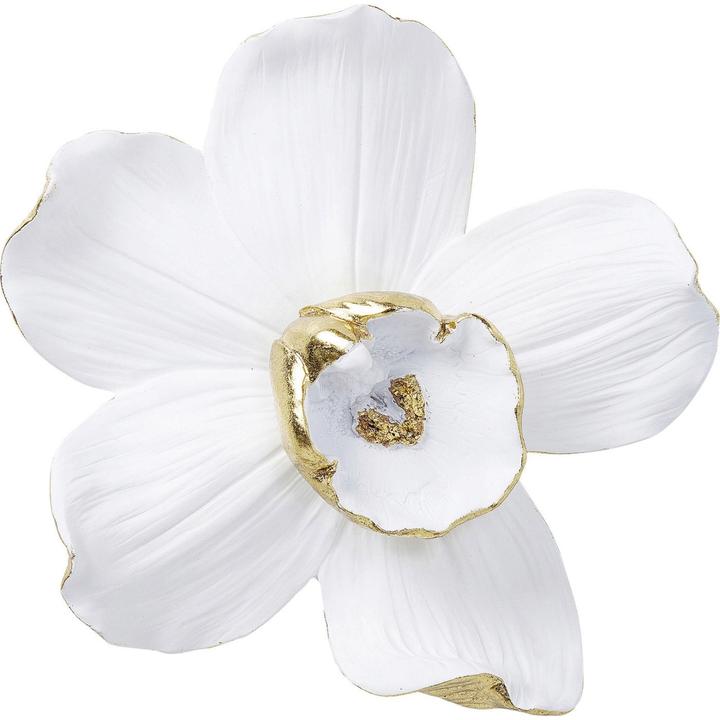 Kare Design Wandschmuck Orchid Weiss 25cm (24 x 25 cm)