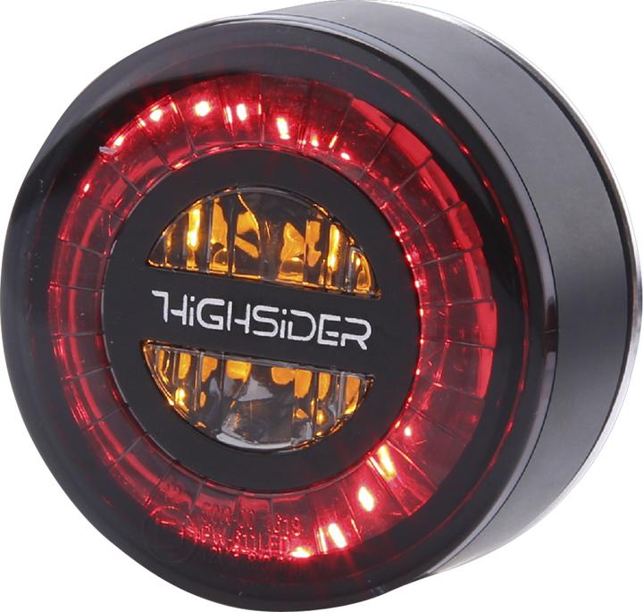 Highsider ROCKET Modul LED Rück- Bremslicht Blinker sw Alugehäuse
