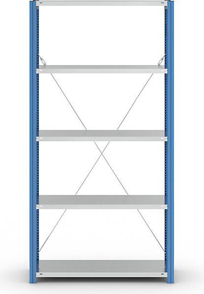 Immagine prodotto eurokraft pro Scaffale senza bulloni, blu / galvanizzato