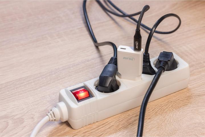 Produktbild InLine USB Netzteil Ladegerät Dual USB-C, PD, PPS, 30W, weiss (30 W, 2 Ports)