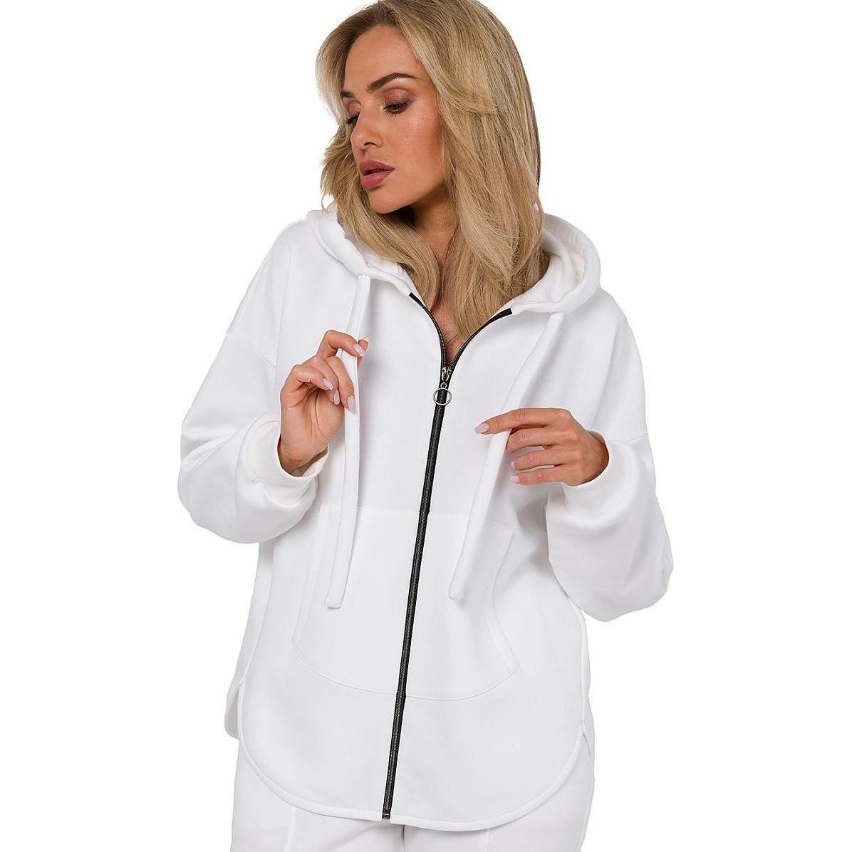 Made of Emotion, Damen, Bluse, Sweater Moe, Beige, (3XL)