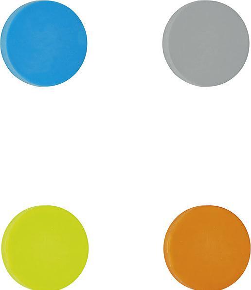 Produktbild Maul Scheibenmagnet, Silikon (24x)