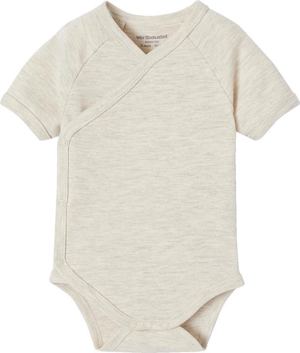 Actual product image Vertbaudet Bio-Kollektion: 5er-Pack Baby Kurzarm-Bodys mit Heissluftballon (68)