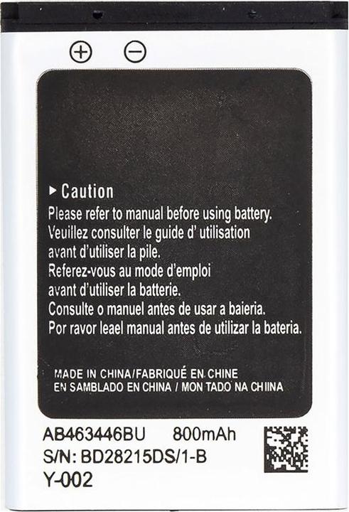 Actual product image Samsung AB463446BE Battery for Li-Ion (OEM)