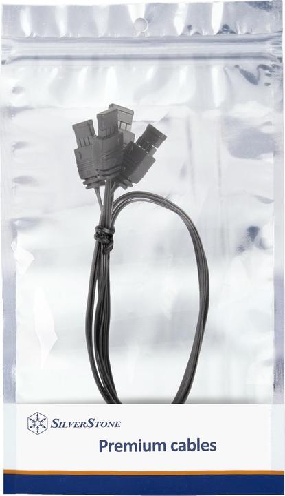 Actual product image Silverstone ARGB 4-way splitter cable