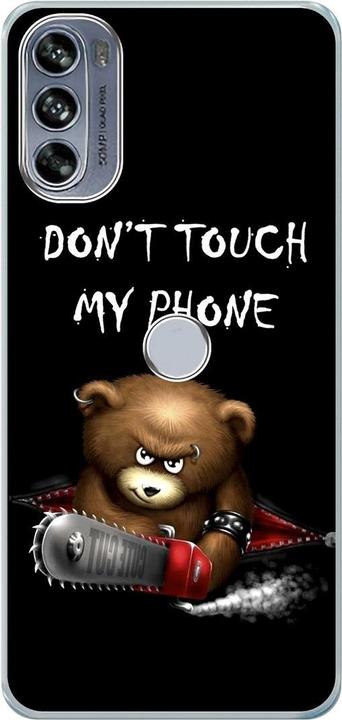 Dont Touch My Phone Bear Black
