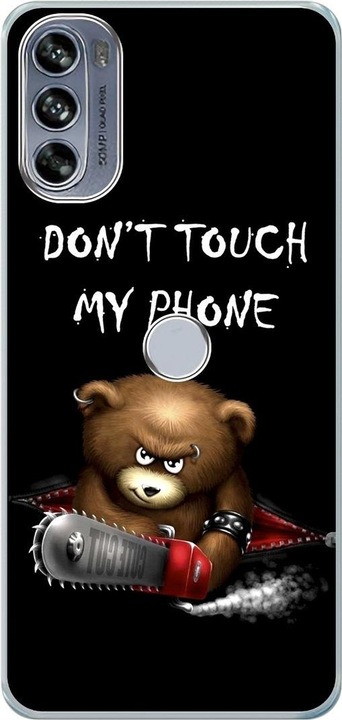 Dont Touch My Phone Bär Schwarz