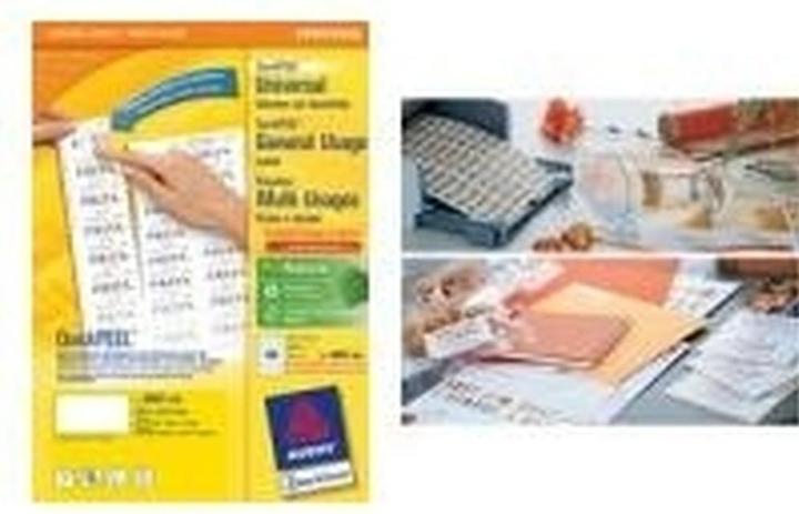 Actual product image Avery Universal labels