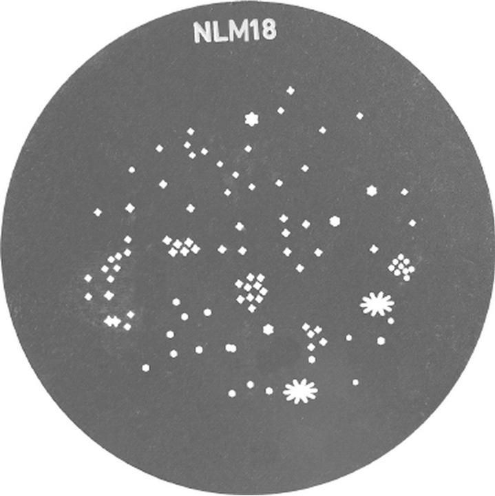 Produktbild Nanlux Gobo Set 2 zu NL Mount Projektionsaufsatz