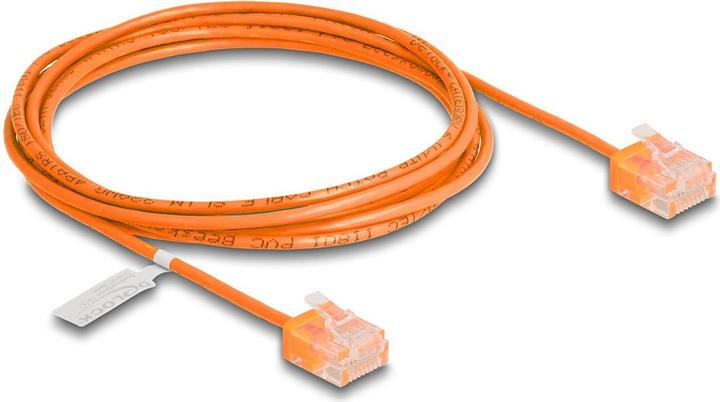 Produktbild Delock RJ45 Netzwerkkabel Cat.6 UTP Ultra Slim 2 m orange mi (U/UTP, CAT6, 2 m)