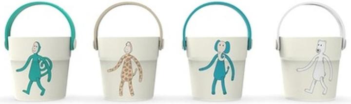 Matchstick Monkey Bath time play bucket, stacking bucket