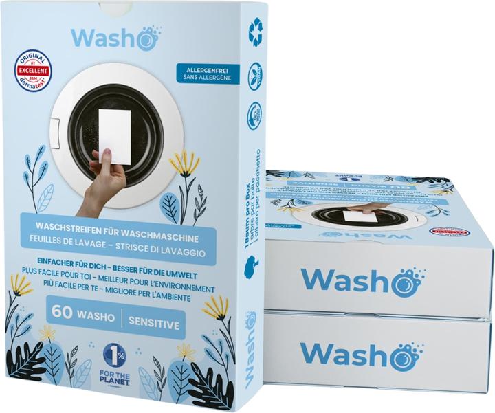 Image du produit Washo Bande de lavage (60 Cycles de lavage, Linge de toilette)