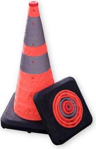 RS PRO Weighted Orange 70 cm Fabric Traffic Cone