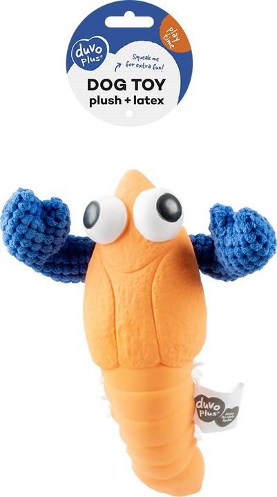 Duvoplus Plüschspielzeug für Hunde Hummer aus Latex (Plüschspielzeug Hund)