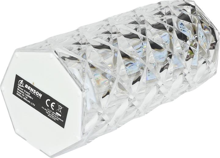 Image du produit Benson Electric Lampe de table LED rechargeable Crystal
