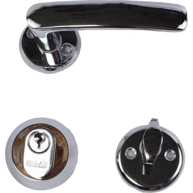 No Name, Möbelgriff, HANDLE K27+CYLINDER S-PRO+WC SET 16MM CH