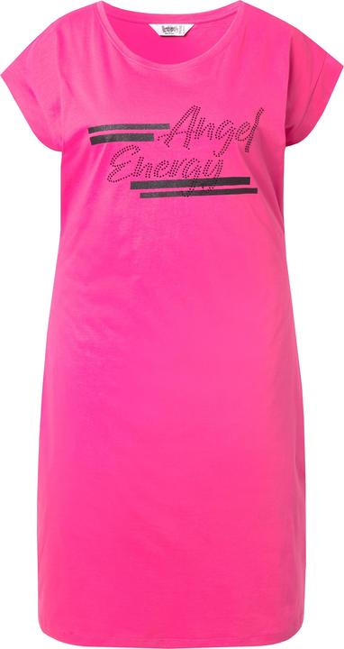 Actual product image Angel of Style Shirtkleid, A-Linie, Jersey, Glitzer-Schriftzug (52)