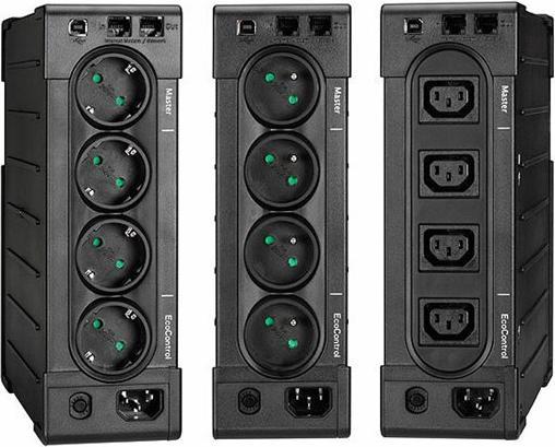 Productafbeelding Eaton Ellipse PRO 850 DIN Shuko UPS (850 VA, 510 W, Lijninteractief UPS)