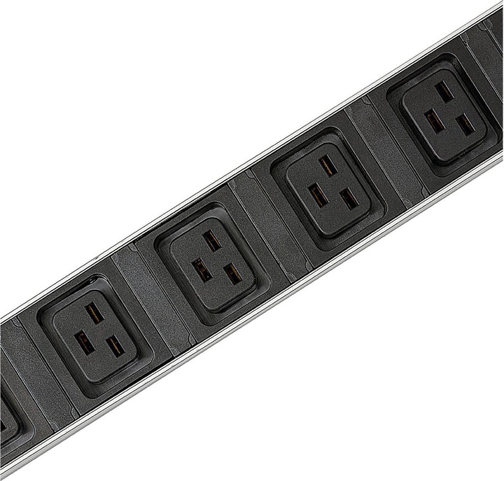 Produktbild Steffen Alu Modular 8xC19 (16A/250V) schwarz, 3m/C20 (8 x, C19, 3 m)