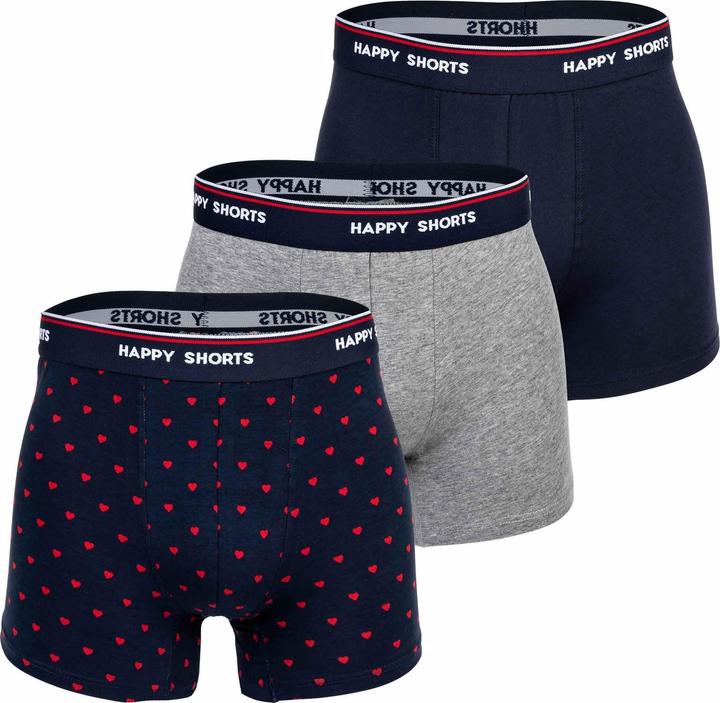 Produktbild Happy shorts Boxershort Casual Bequem sitzend (XXL, 3er Pack)