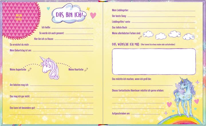Actual product image Freundebuch: Einhorn-Paradies (German, Monika Finsterbush, 2020)