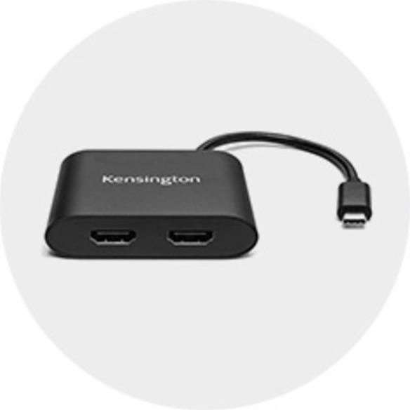 Immagine prodotto Kensington Cavo adattatore video da USB-C a doppio HDMI 1.4 (HDMI, 20 cm)