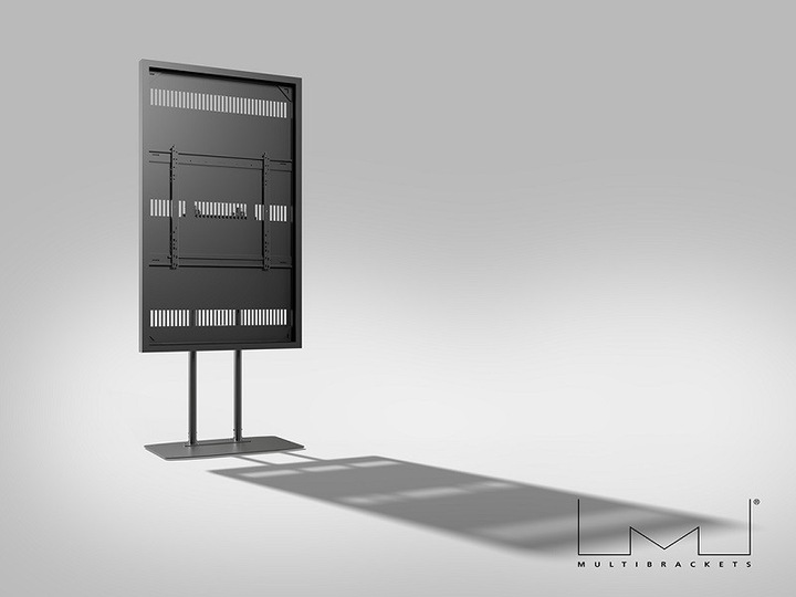 Produktbild Multibrackets Stele ohne Monitor, Portrait, schwarz, 75"/9284
