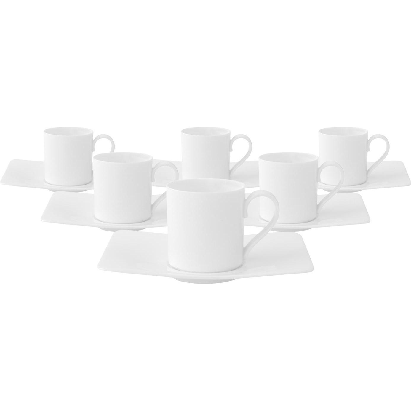Villeroy & Boch, Tasse, Modern Grace Espressotassen mit Untertassen (60 ml, 6 x)