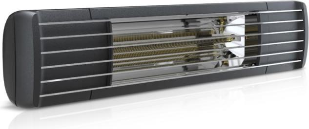 Etherma Ceiling/wall floodlight IP65 2000W sw 3stuf 45007 (2000 W)