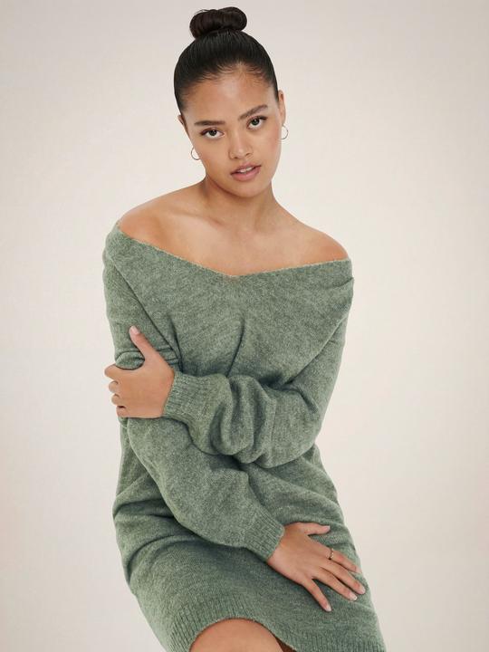 Produktbild JdY V-Ausschnitt Strickkleid (L)