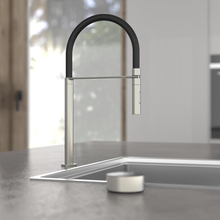 Produktbild Schütte Digitale wastafelarmatuur mit Smart Control, Soft-Touch-Schlauch, programmierbare Füllfunktion