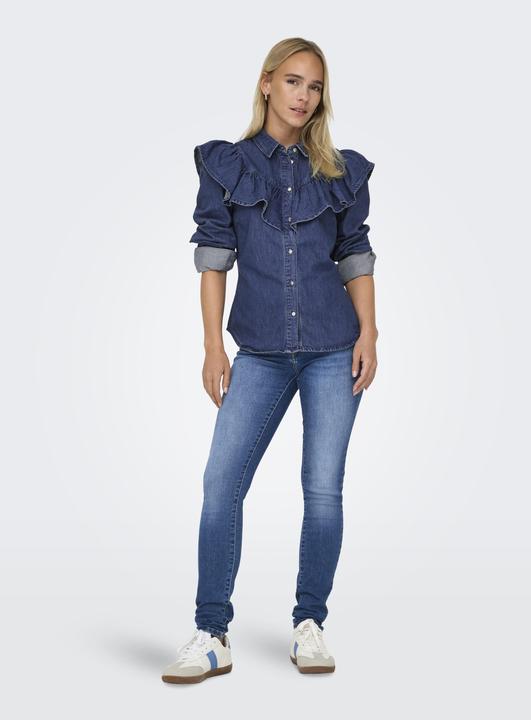 Immagine prodotto Only Camicia di jeans con volant (M)