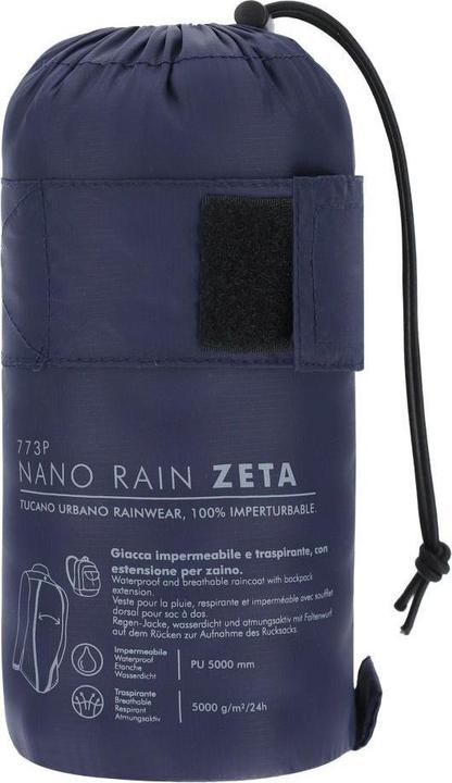 Produktbild Tucano Urbano TU Nano Regenjacke Zeta Unisex blau 3XL (3XL)
