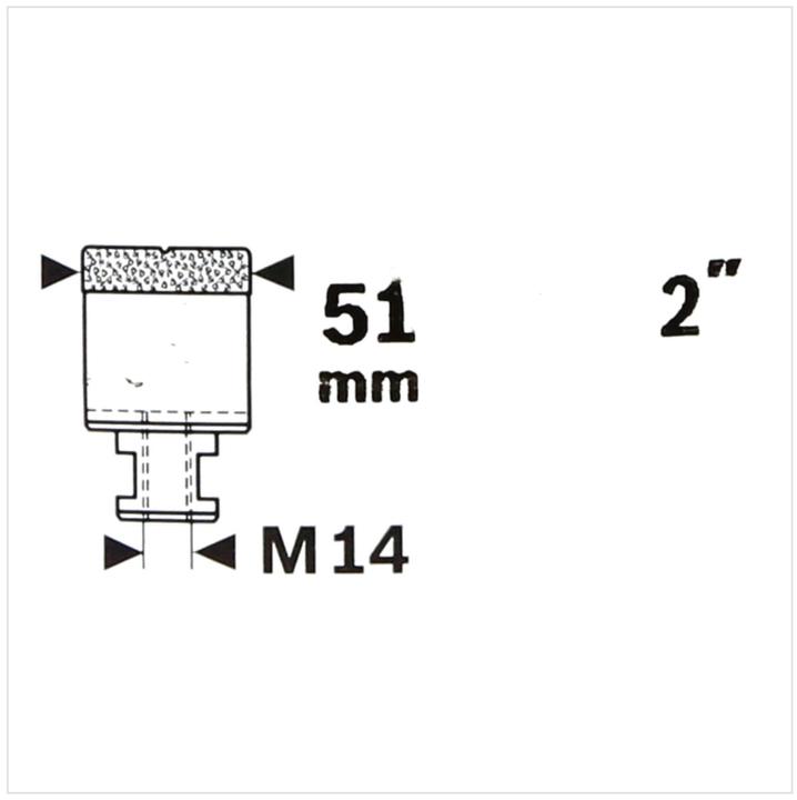 Produktbild Bosch Professional Zubehör PRO Core Cutter dry, 51 x 35 x 22,23 mm (51 Millimeter)