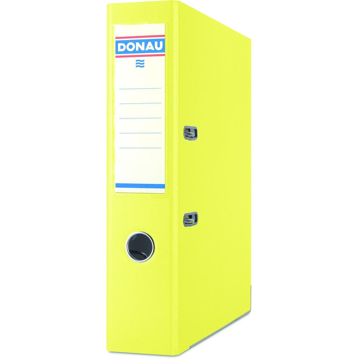 Donau, Raccoglitore, Cartella premium, pp, a4/75mm, giallo