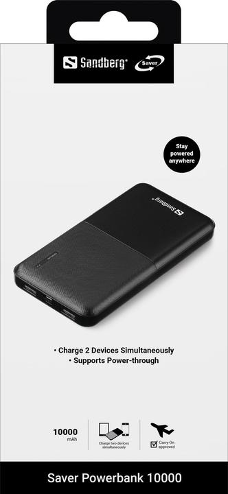 Produktbild Sandberg Saver (10000 mAh, 37 Wh)