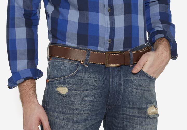 Actual product image Wrangler Stitched Belt (85)