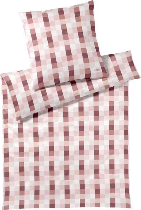 Actual product image Joop! Living JOOP Mako-Satin Bettwäsche Mesh blush (Bedding set, 155x220 cm + 80x80 cm)