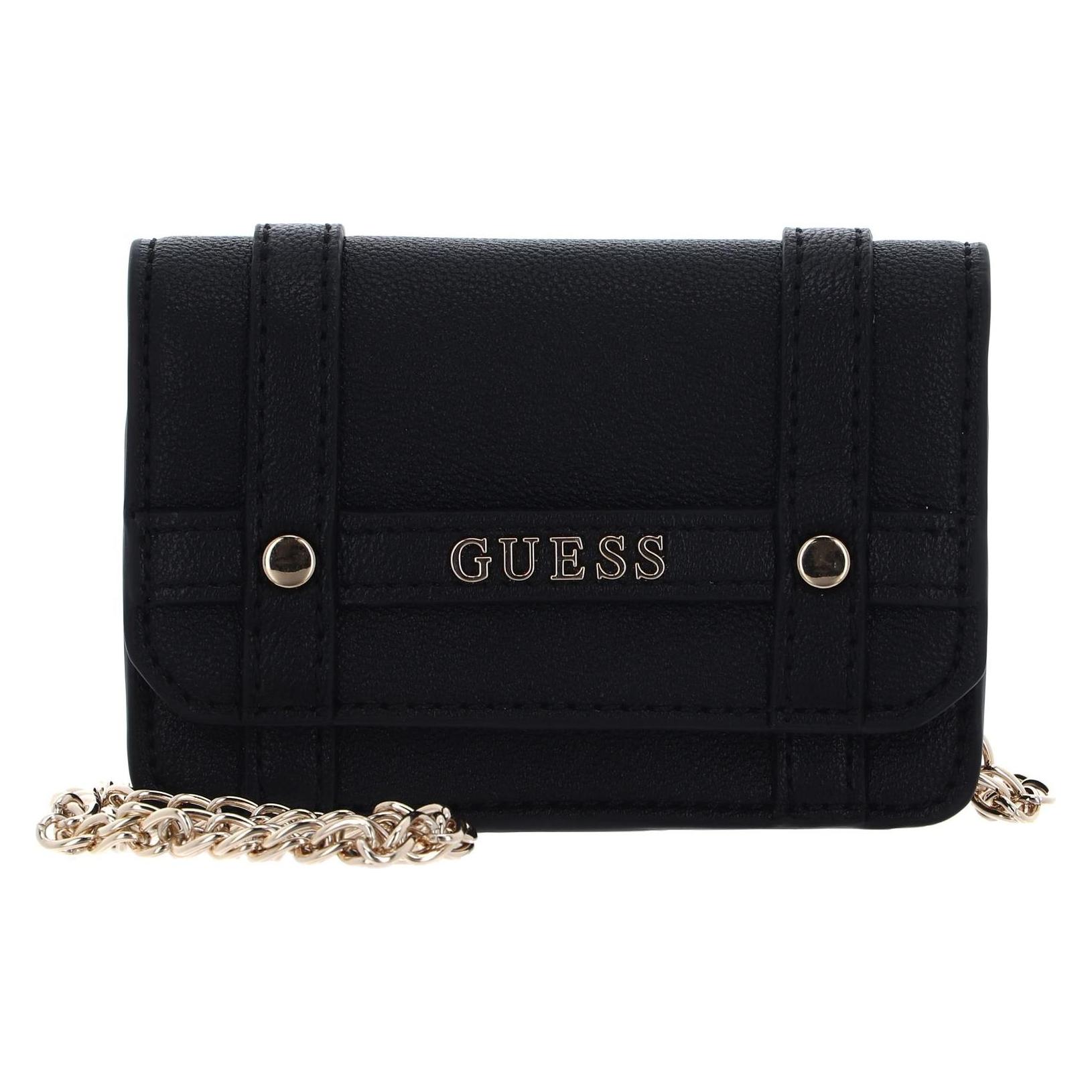 Guess, Damen, Handtasche, Emilee Micro Mini Bag, Schwarz