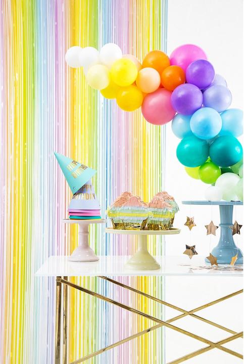 Produktbild Partydeco Partyaccessoire Vorhang 100 x 195, Mehrfarbig (1 Stück)