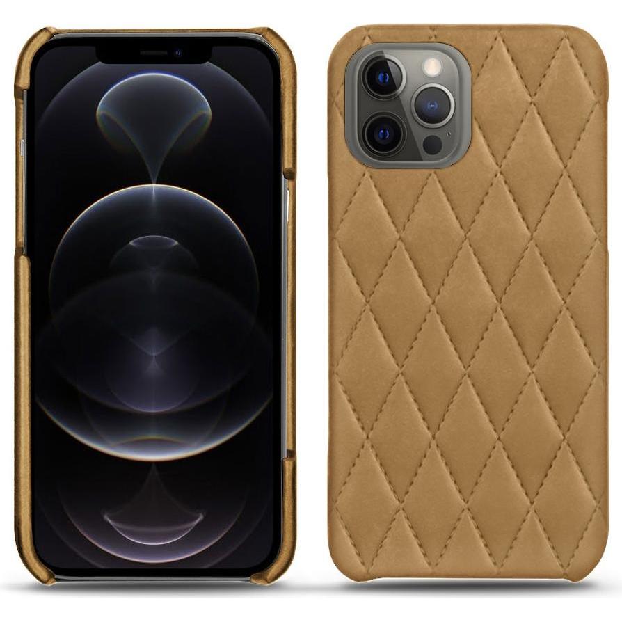 Noreve Lederschutzhülle (Apple iPhone 12 Pro), Smartphone Hülle, Braun