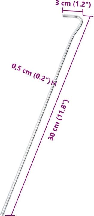 Image du produit vidaXL Zelthering