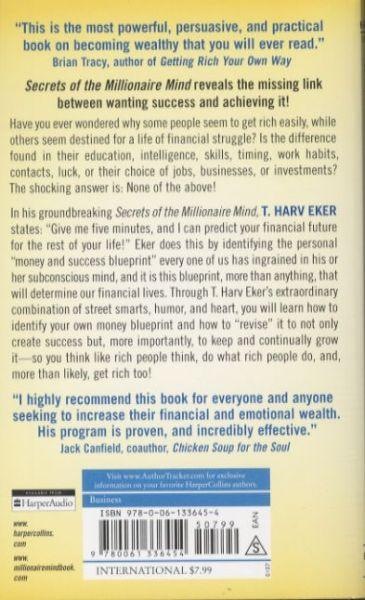 Produktbild Secrets of the Millionaire Mind (Englisch, Eker T. Harv, 2007)