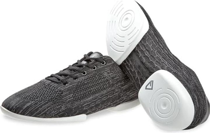 Diamant Scarpe Da Ballo In Pelle Bianca Con Suola Divisa, Modello GS1, Per Danza Jazz, Spettacolo E Majorette
