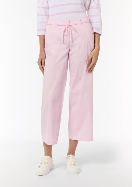 Actual product image Comma Hose Culotte aus Twill mit Gürtel zum Schnüren (34)