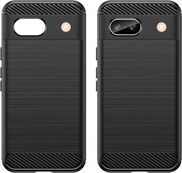Actual product image Cover-Discount Google Pixel 8a - Metal Carbon Look Cover (Google Pixel 8a)