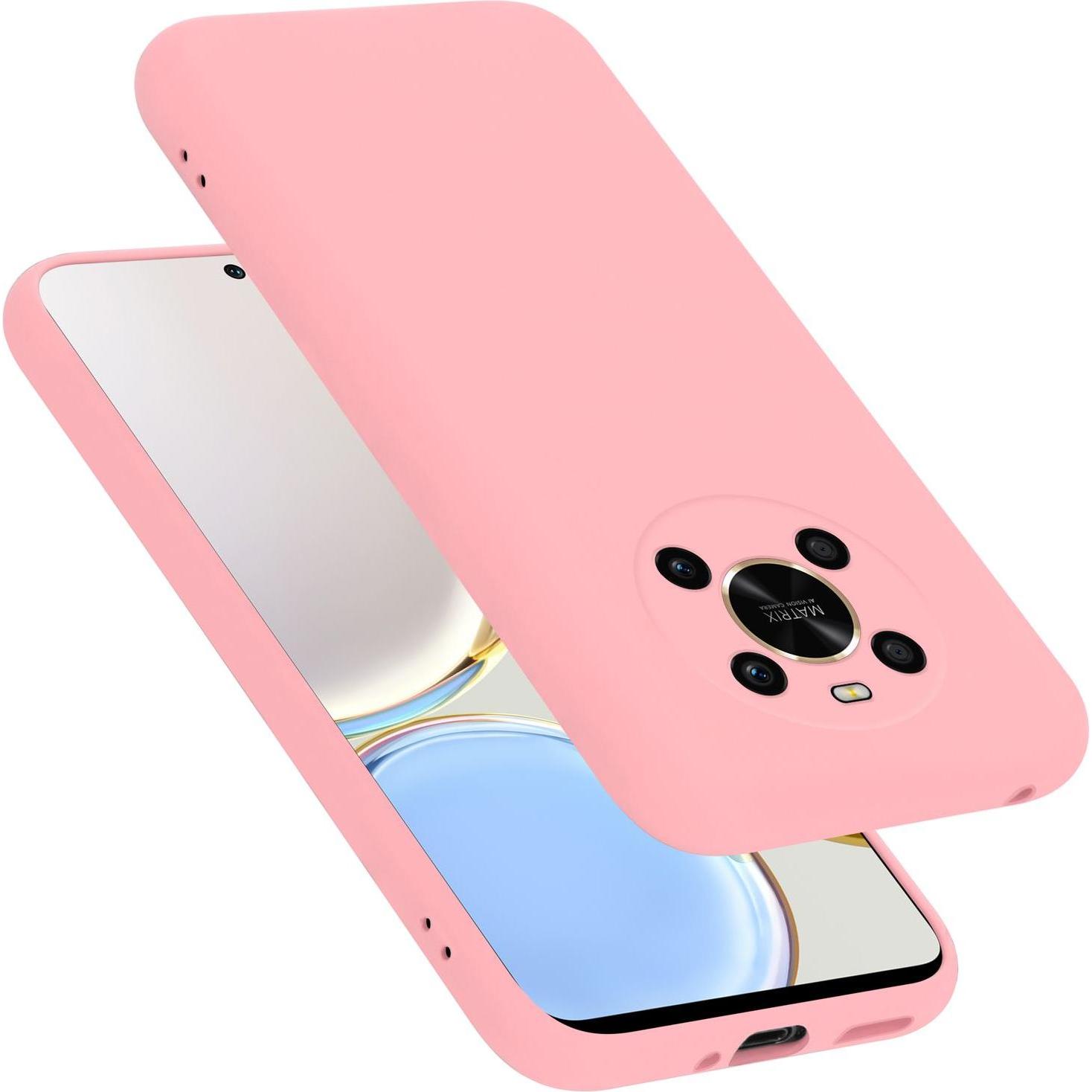 Cadorabo Hülle für Honor MAGIC 4 LITE TPU im Liquid Case Design (Honor Magic 4 Lite), Smartphone Hülle, Rosa